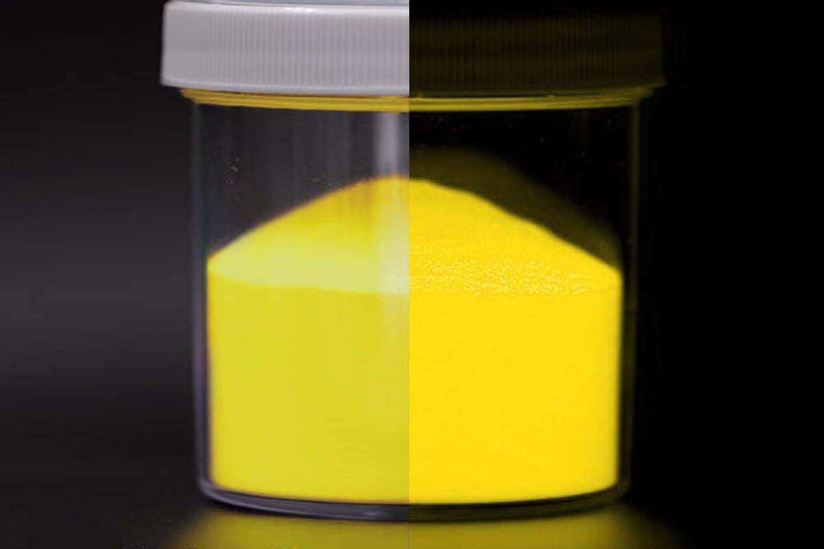 Pigment fosforescent glow in the dark GALBEN 25g
