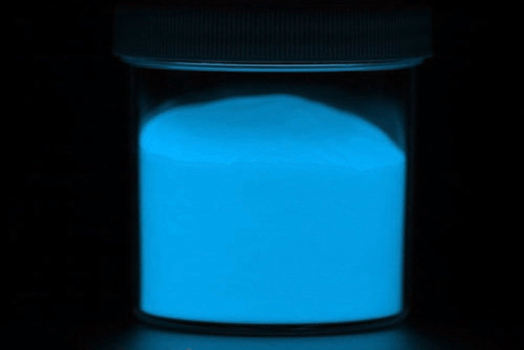 Pigment fosforescent glow in the dark ALBASTRU 25g