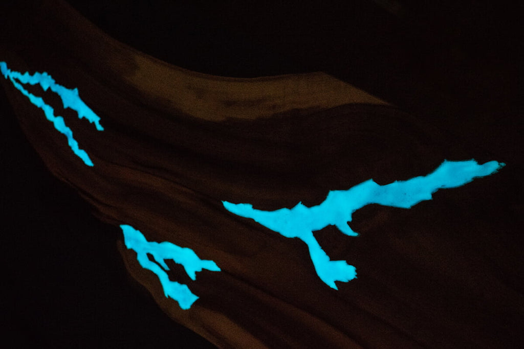 Pigment fosforescent glow in the dark ALBASTRU 25g