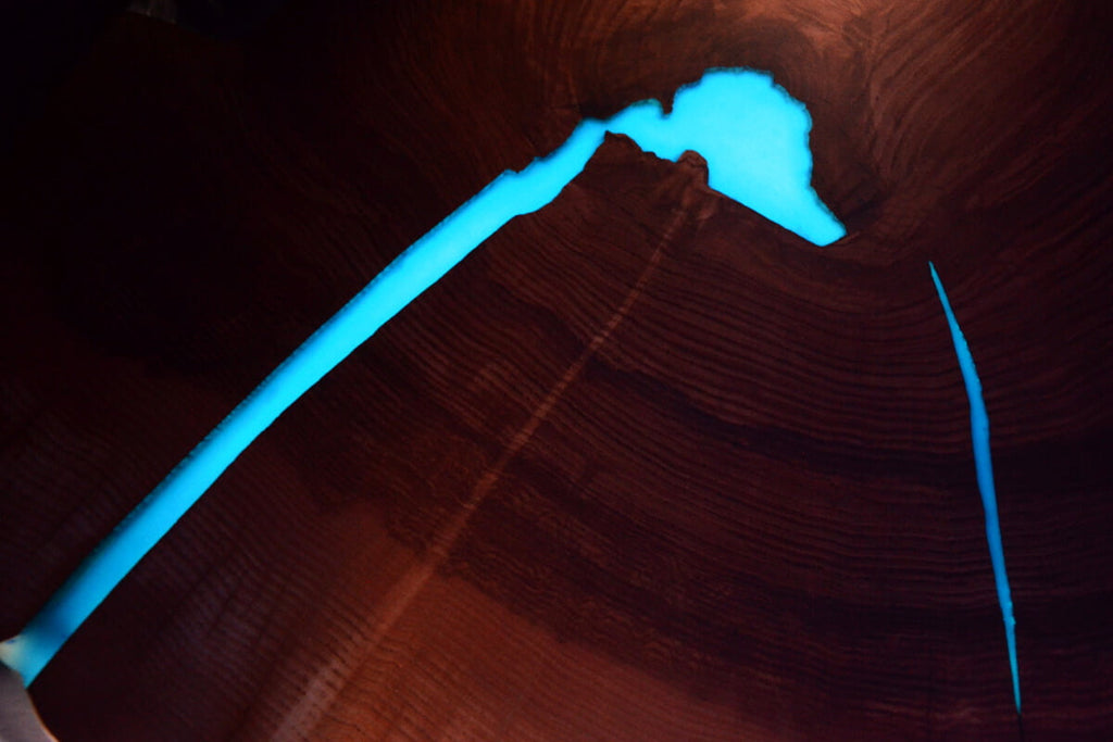 Pigment fosforescent glow in the dark ALBASTRU 25g
