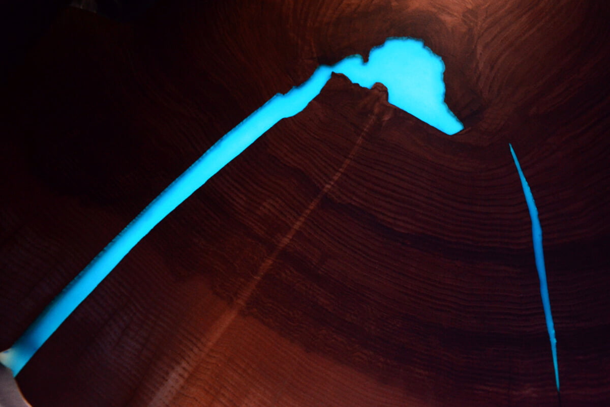 Pigment fosforescent glow in the dark ALBASTRU 25g