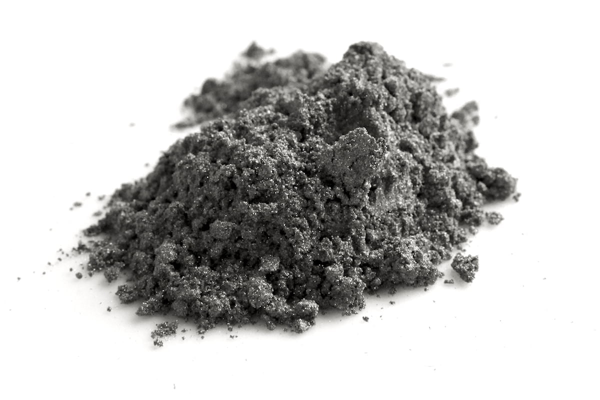 Gri satin pigment metalic 25 g