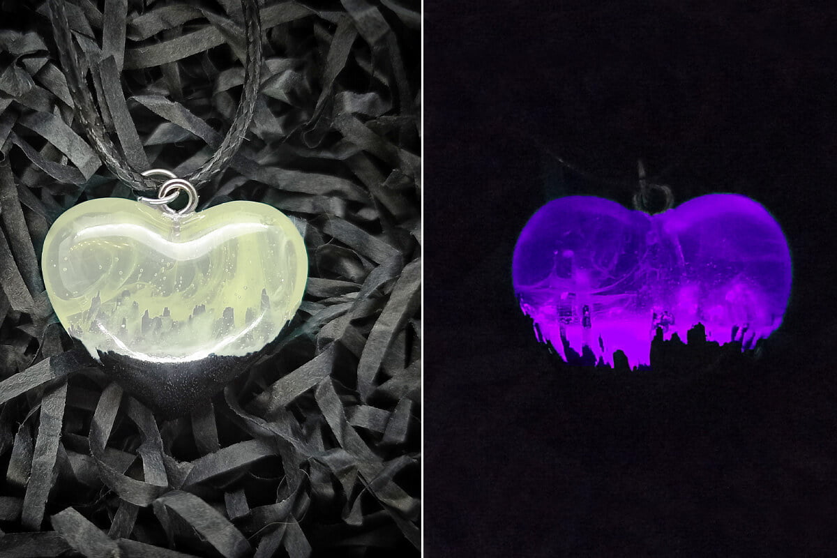 Pigment fosforescent glow in the dark PURPURIU 25g