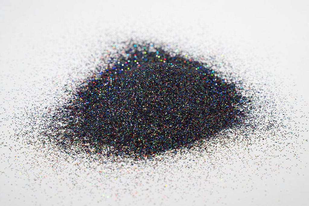 Pigmenti sclipici holografic negru 25 g