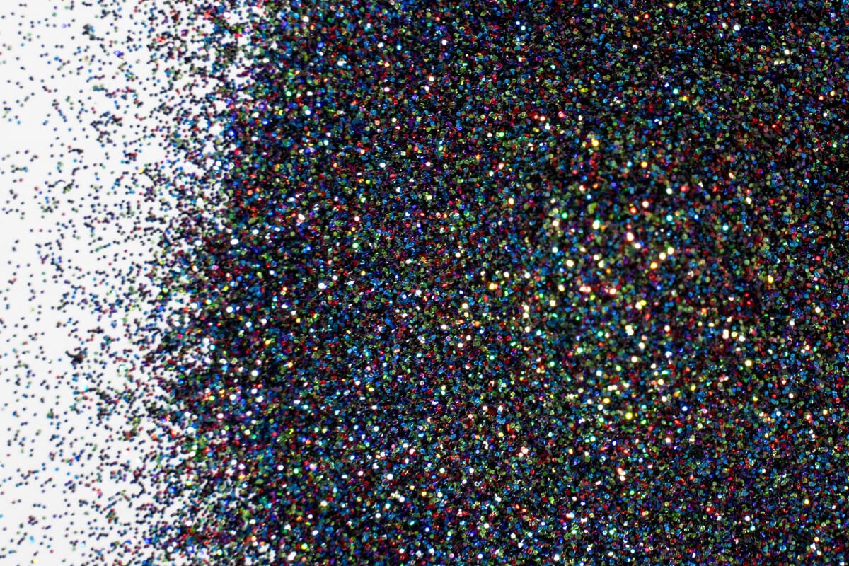 Pigmenti sclipici holografic negru 25 g