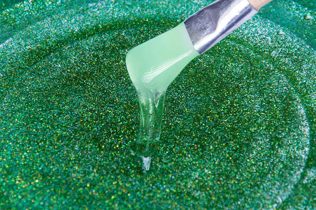 Pigmenti sclipici holografic verde 25 g