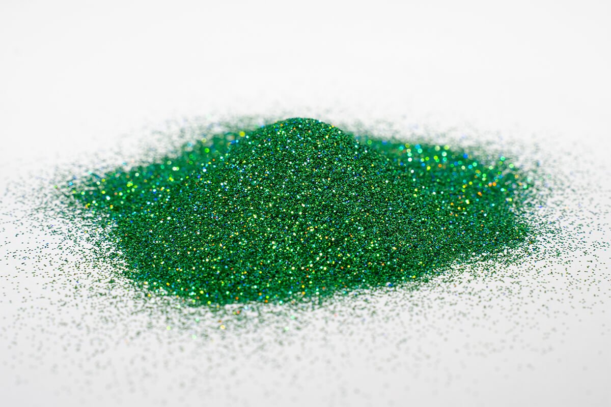 Pigmenti sclipici holografic verde 25 g