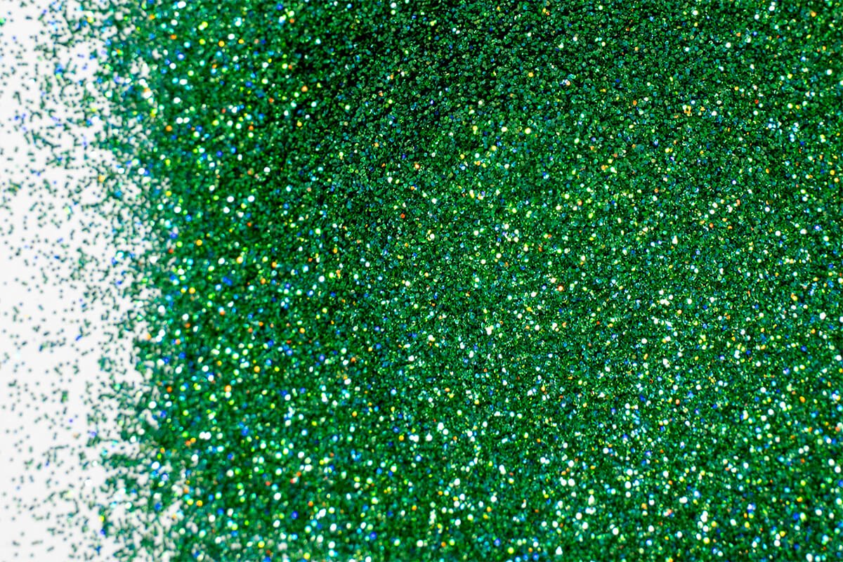 Pigmenti sclipici holografic verde 25 g