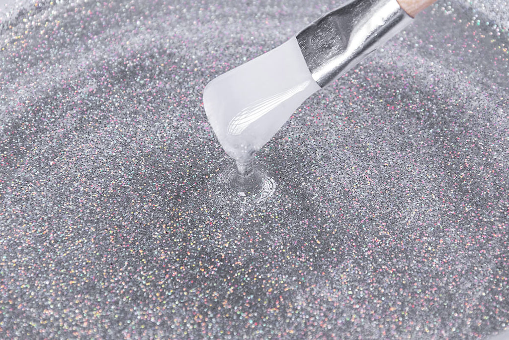 Pigmenti sclipici holografic argintiu 25 g