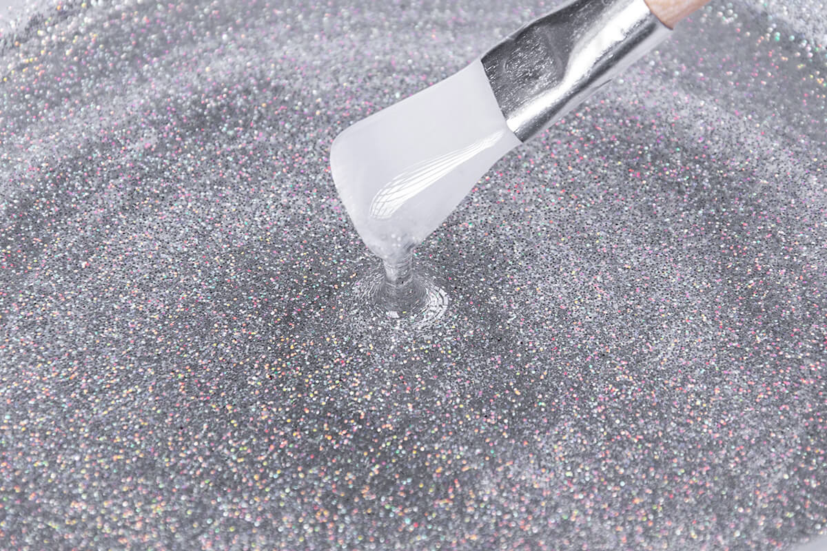 Pigmenti sclipici holografic argintiu 25 g