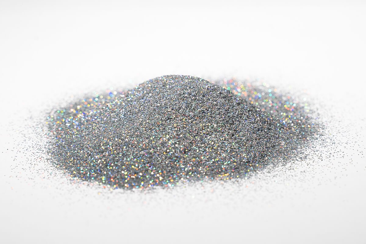 Pigmenti sclipici holografic argintiu 25 g