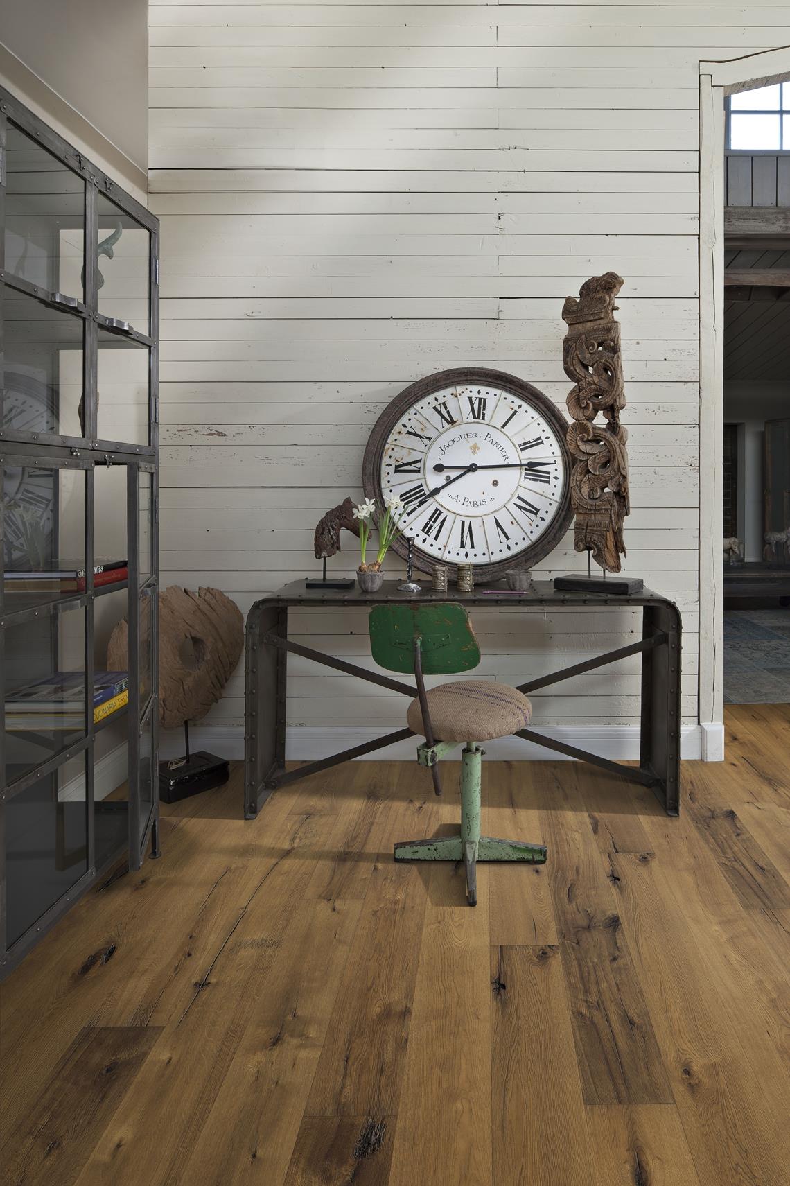 Parchet triplu stratificat Kahrs Stejar Tan, 1900 x 190 x 15 mm