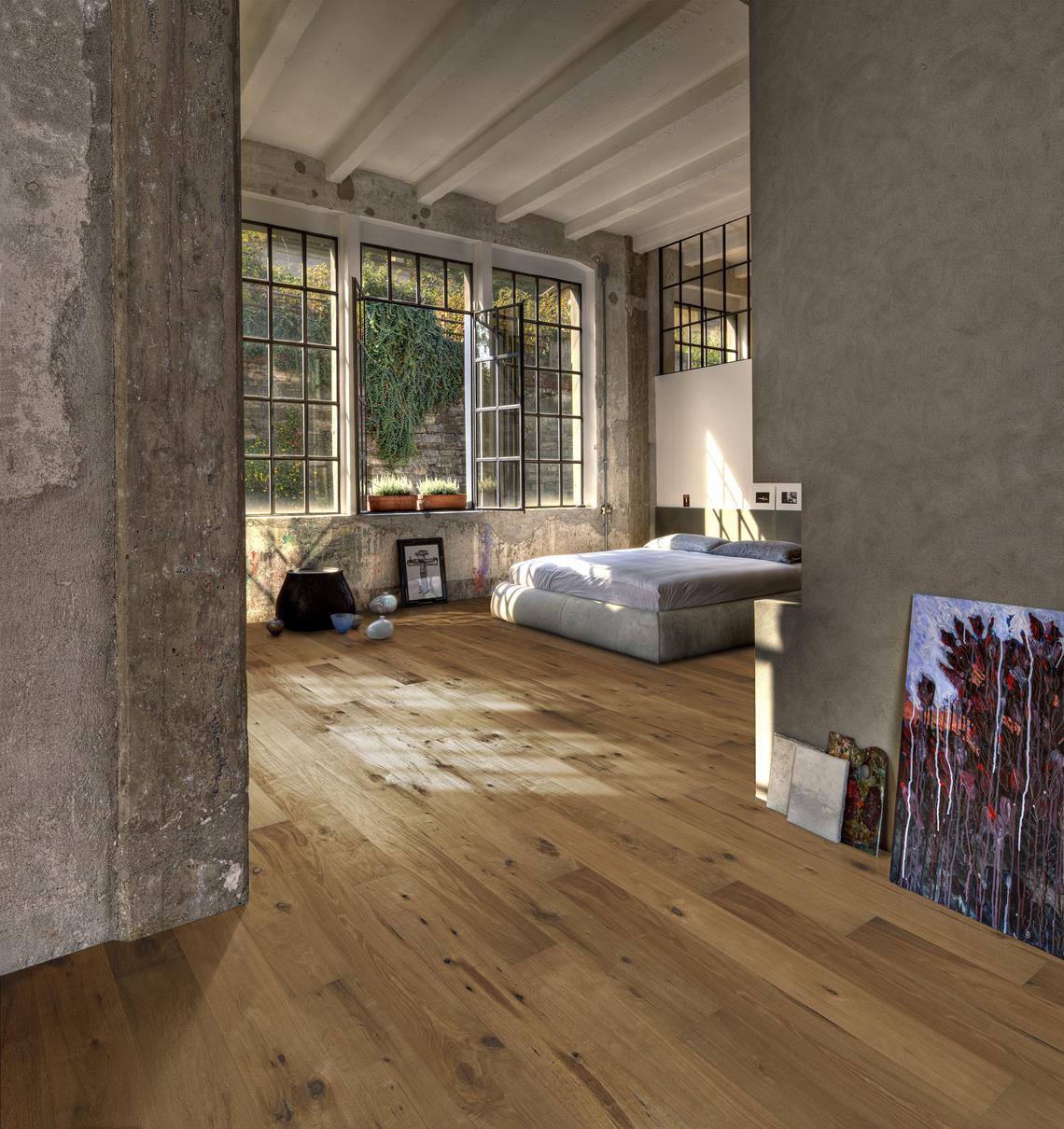 Parchet triplu stratificat Kahrs Stejar Camino, 1900 x 190 x 15 mm