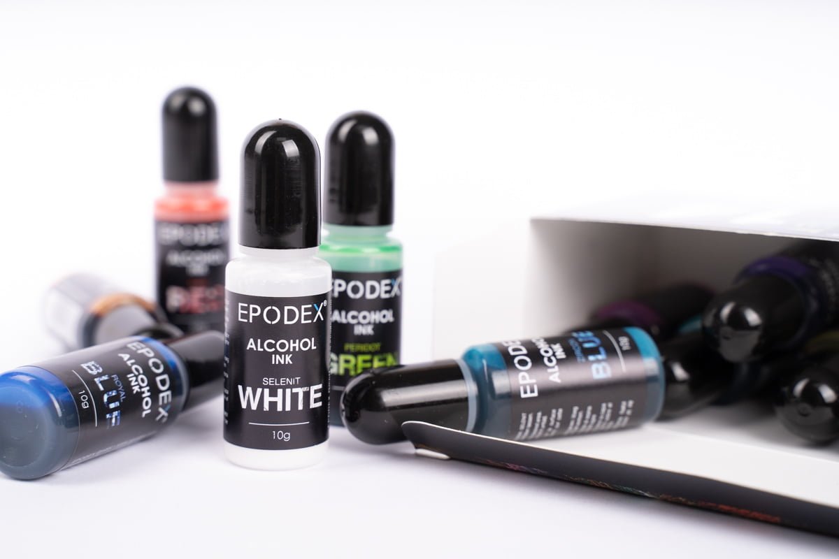 Colorant pe baza de alcool ALCOHOL INKS set de 14 x 10 g