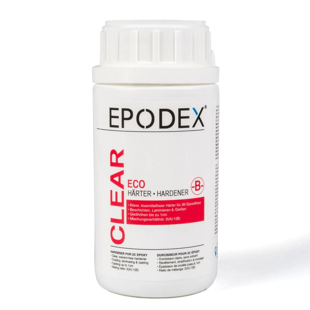 Intaritor rasina epoxidica Epodex transparent ECO – componenta B – sistem grosime 0,1 - 1 cm