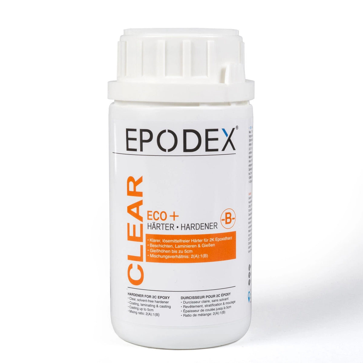 Intaritor rasina epoxidica Epodex transparent ECO + comp. B – sistem grosime 0,1-5cm - 0,5 kg