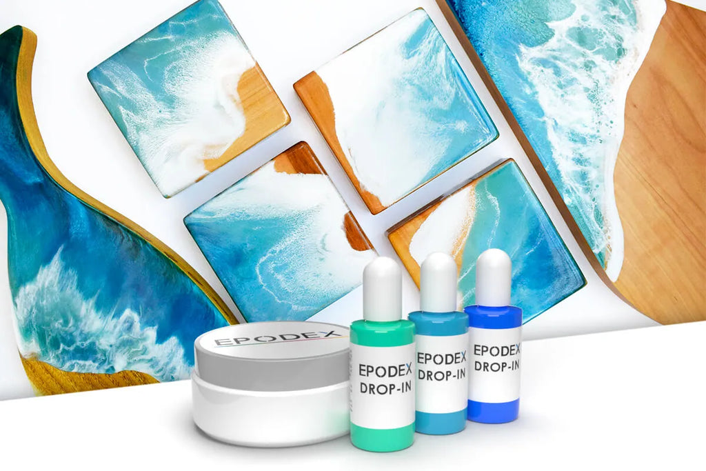 Kit pigmenți efect OCEAN BRIGHT rășină epoxidică
