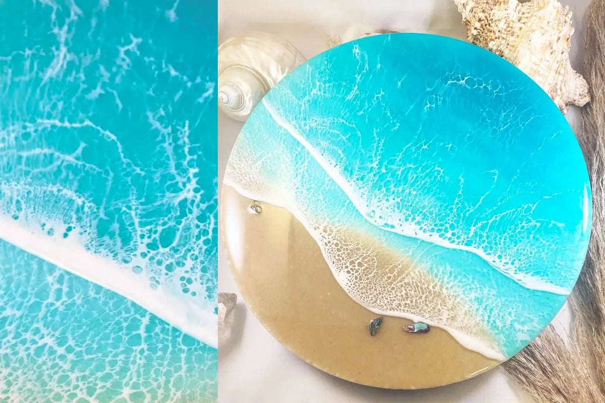 Kit pigmenți efect OCEAN BRIGHT rășină epoxidică