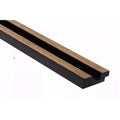 Riflaj decorativ 3D Mardom Decor, 270 x 3,6 x 1,2 cm, Dab Klasyczny Stretto, stejar clasic mat, capat stanga