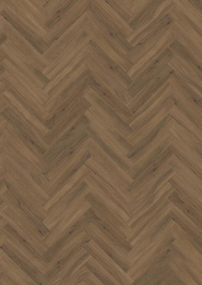 Parchet SPC Kahrs Dry Back Herringbone Redwood, 457 x 102 x 2.5 mm, strat uzura 0,7 mm
