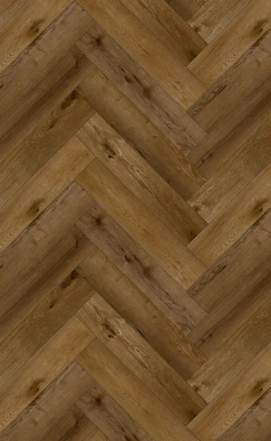Parchet SPC Robust Stejar Burned Herringbone 6,5 mm