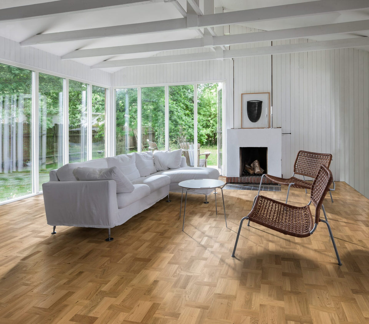 Parchet triplu stratificat Karelia Stejar Time Natural 2426 x 198.5 x 15 mm
