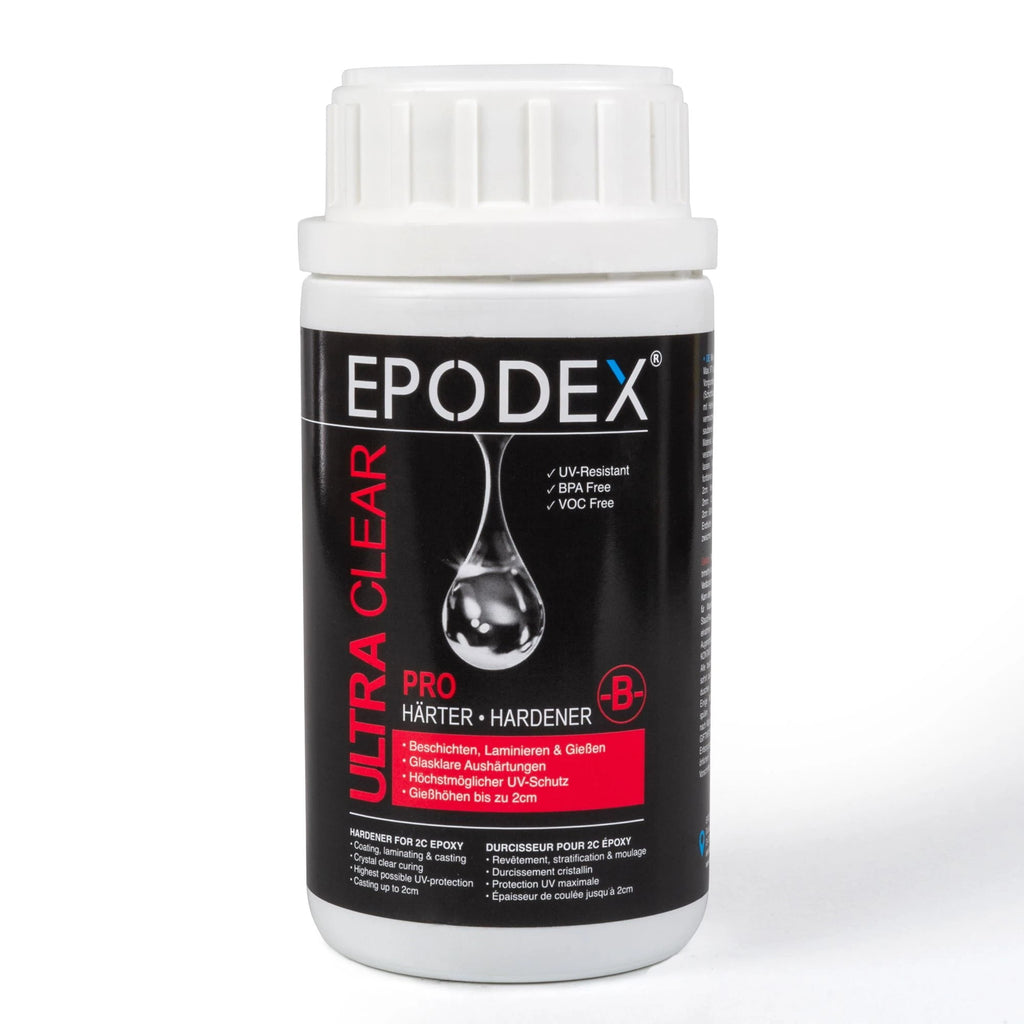 Intaritor rasina epoxidica Epodex Ultra transparenta PRO - sistem grosime 0,1 - 2 cm - 1 kg