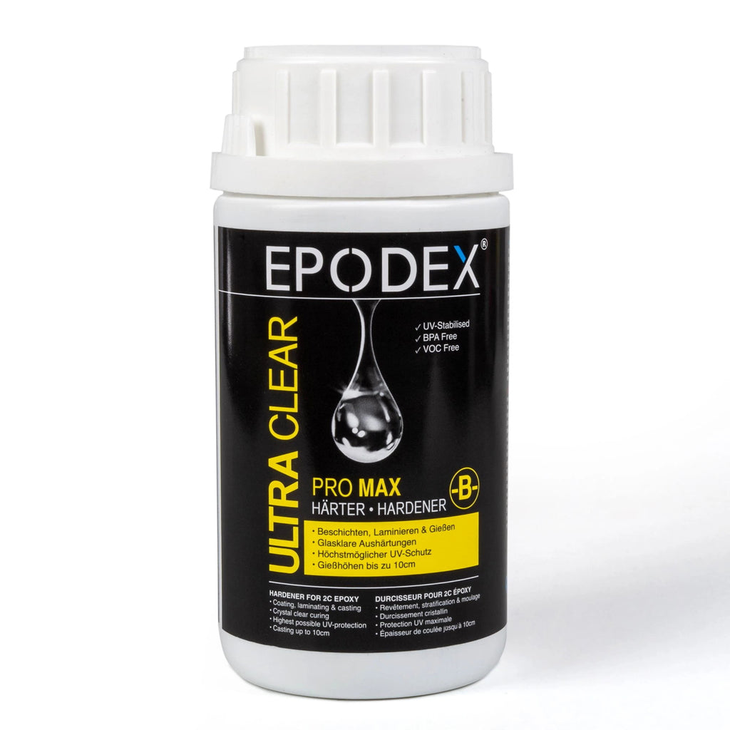 Intaritor rasina epoxidica Epodex Ultra transparenta PRO MAX - comp B - sistem grosime 0,1-10cm - 1 kg