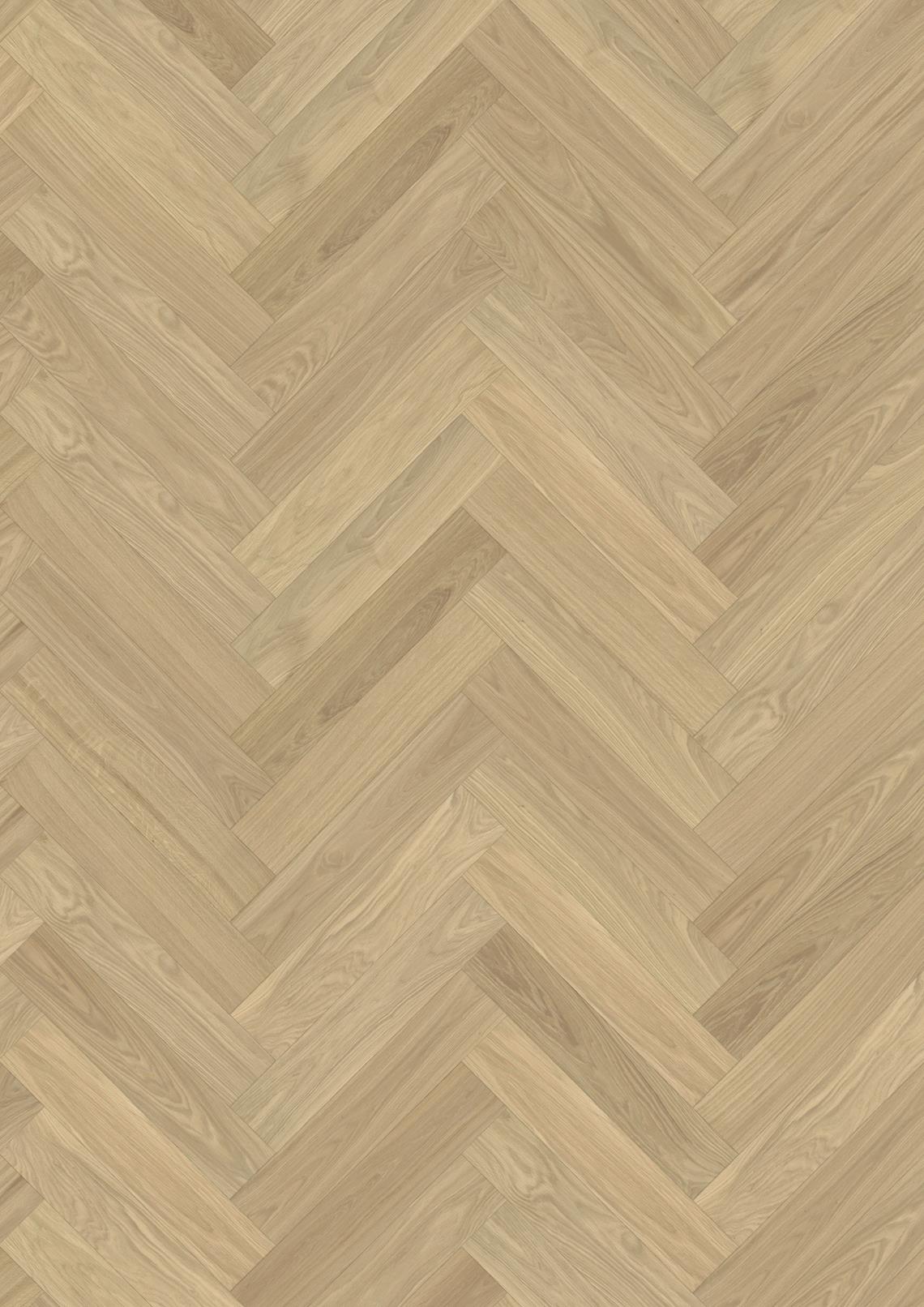 Parchet dublu stratificat Kahrs Herringbone Stejar AB Dim White Uleiat, 600 x 120 x 11 mm