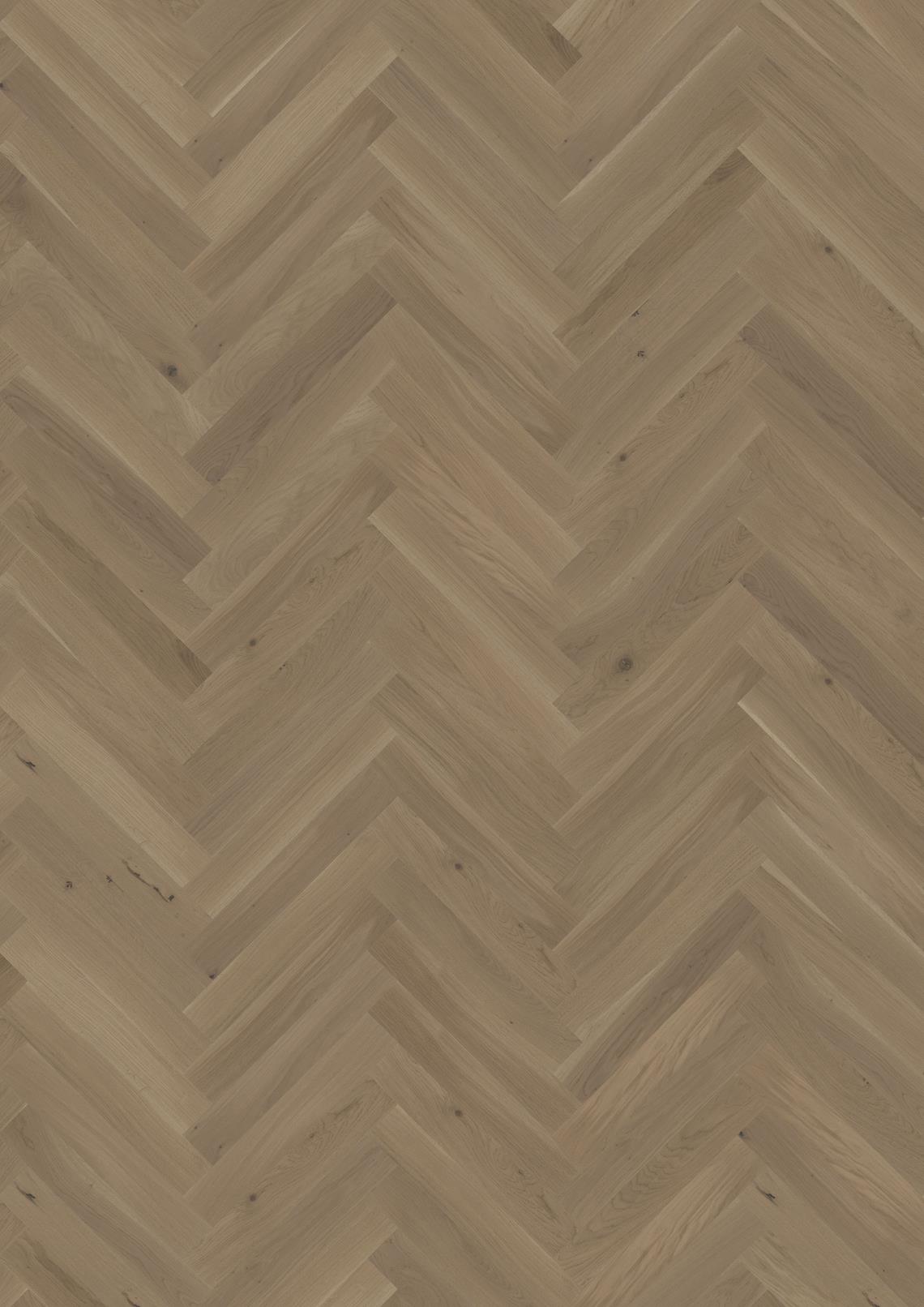 Parchet dublu stratificat Herringbone Kahrs Stejar CC Grey, 490 x 70 x 11 mm