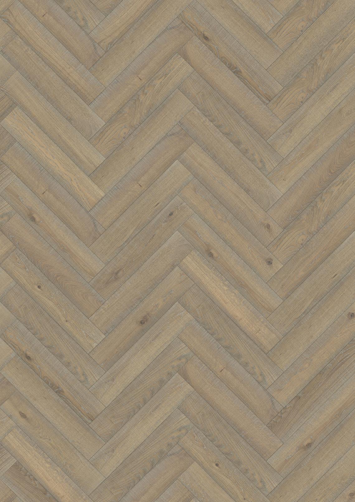 Parchet dublu stratificat Kahrs Herringbone Stejar CC Vintage Smoked Uleiat, 600 x 120 x 11 mm