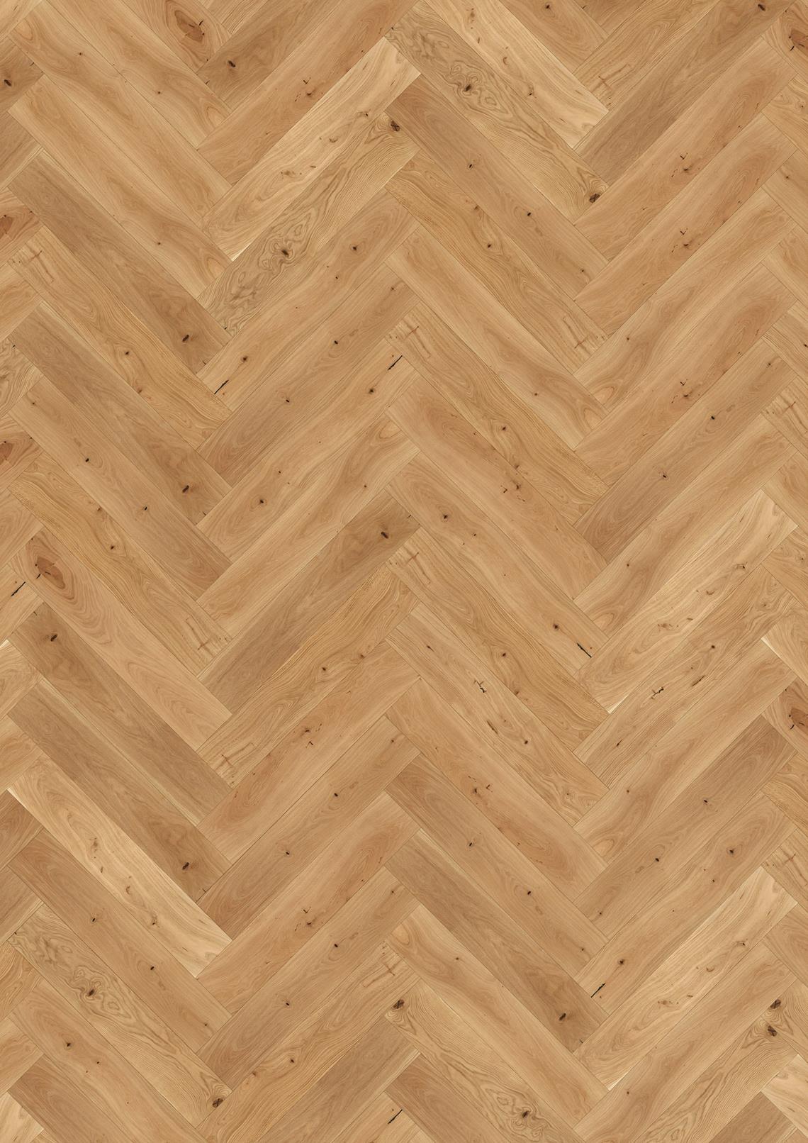 Parchet dublu stratificat Kahrs Herringbone Stejar CD Lac Mat, 600 x 120 x 11 mm