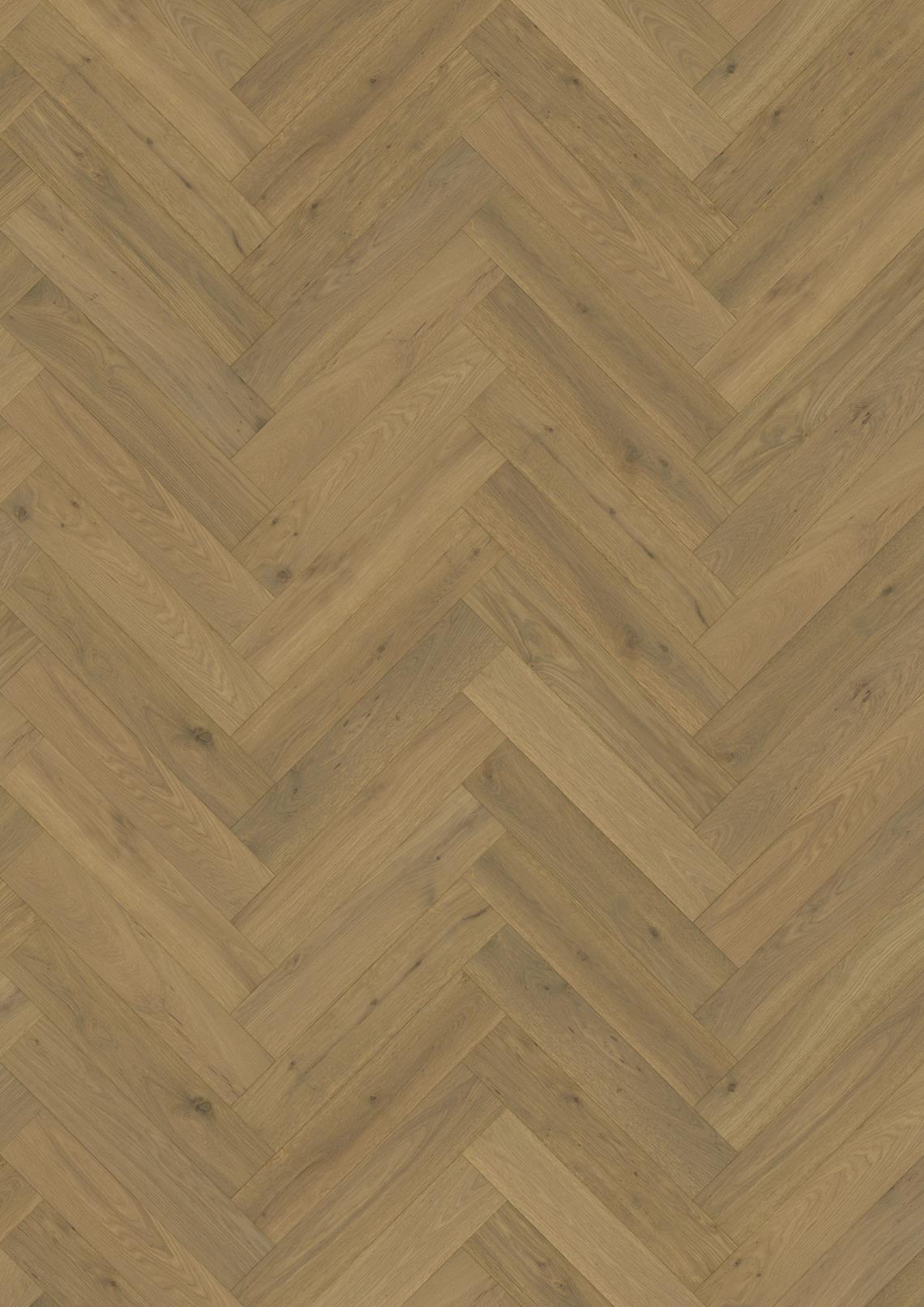 Parchet dublu stratificat Kahrs Herringbone Stejar CD Smoked Grey Uleiat, 600 x 120 x 11 mm