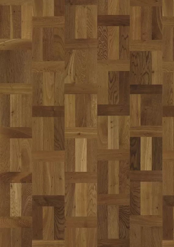Parchet triplu stratificat Karelia Stejar Time Smoked 2426 x 198.5 x 15 mm