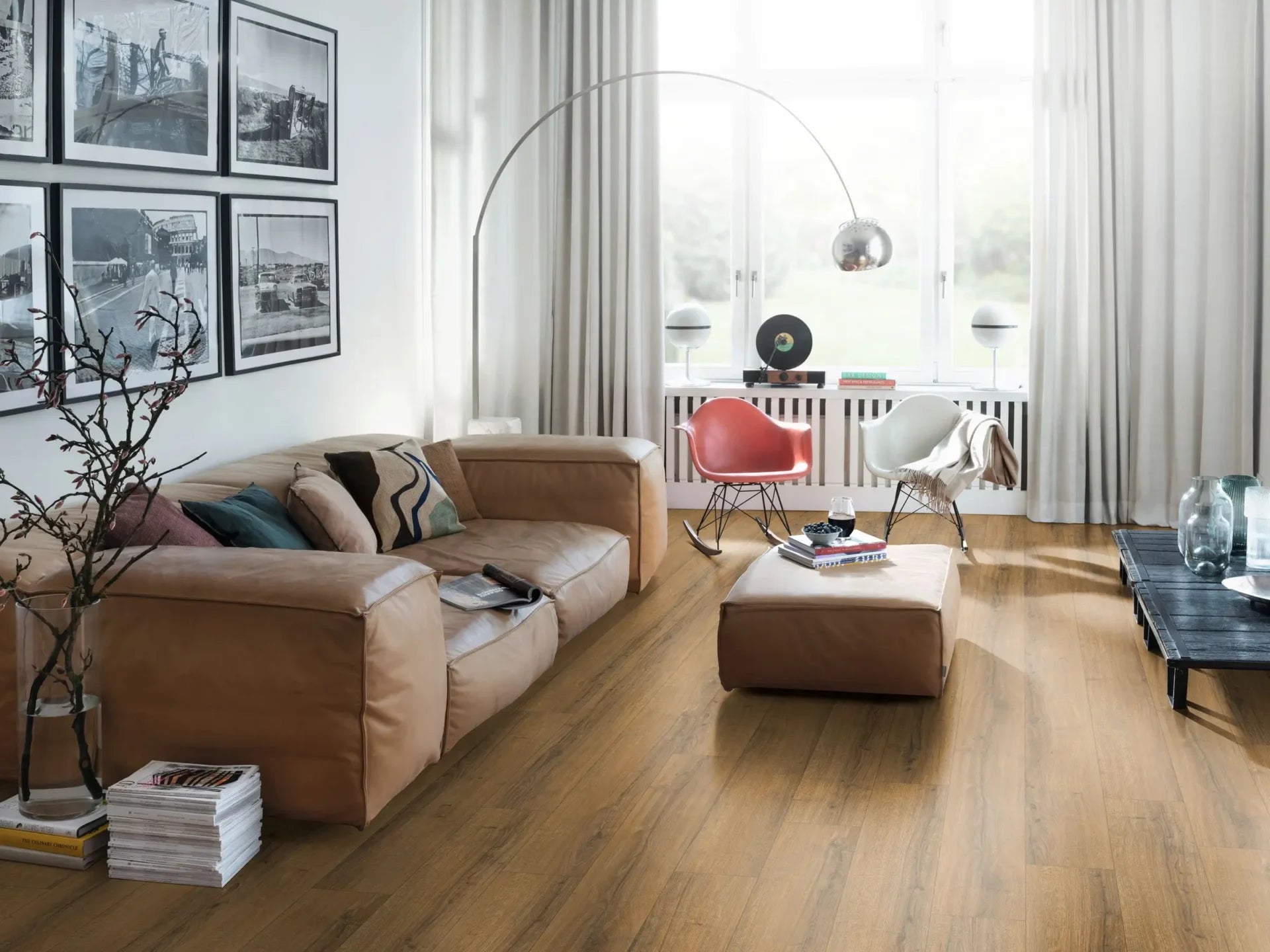 Parchet laminat Egger EL2402 Aqua72 Stejar Sherman maro cognac