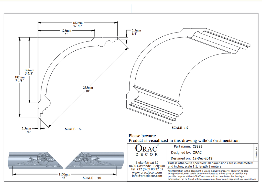 CORNISA ORAC C338B BA'ROCK
