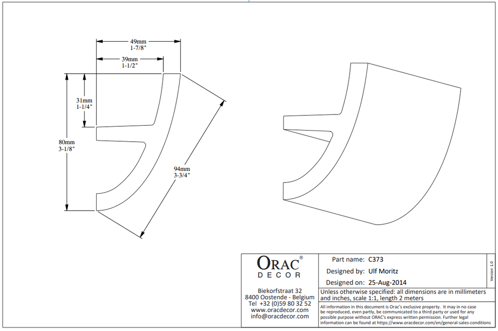 Scafa luminoasa ORAC C373