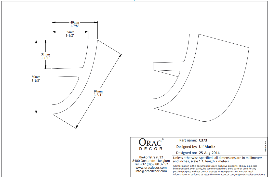 Scafa luminoasa ORAC C373