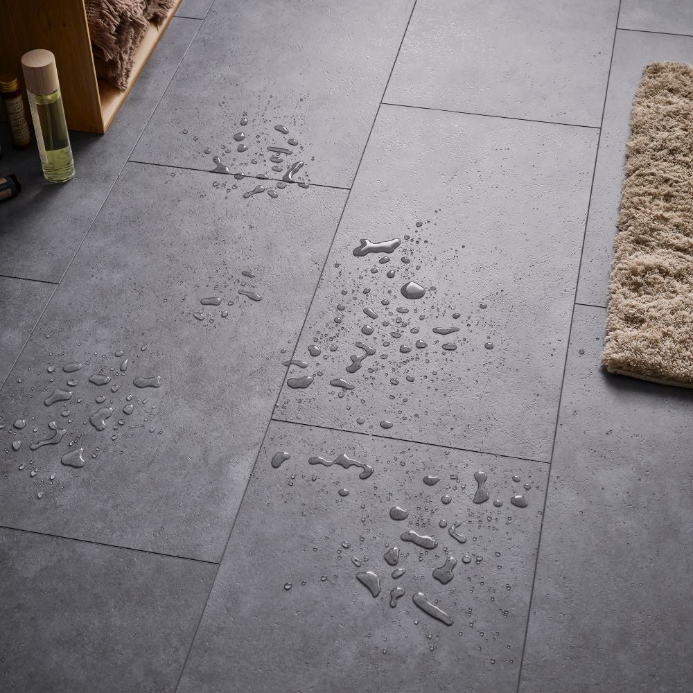 Parchet SPC VOX Rigio Concrete Dark + izolatie