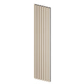 Panou decorativ riflat VILO S SATIN CREAM 2650x148x20mm
