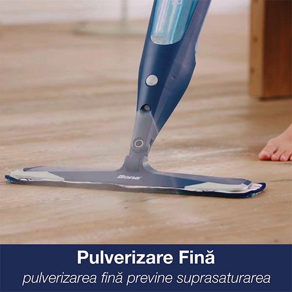 Mop cu pulverizator pentru pardoseli din lemn lacuit Bona Premium