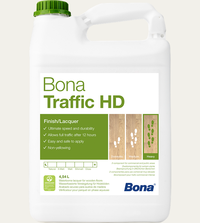 Lac pentru parchet Bona Traffic HD Satinat 4,95L