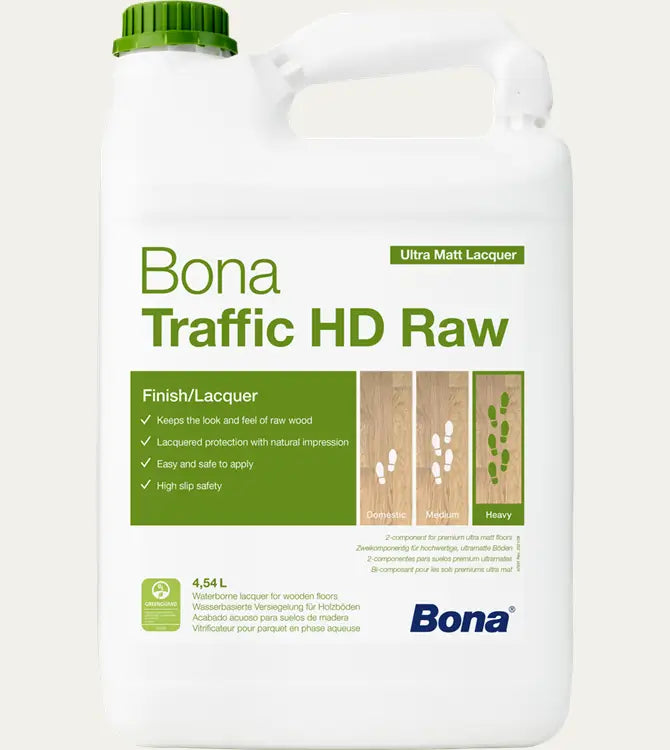 Lac pentru parchet Bona Traffic HD RAW Ultra Mat 4,95L
