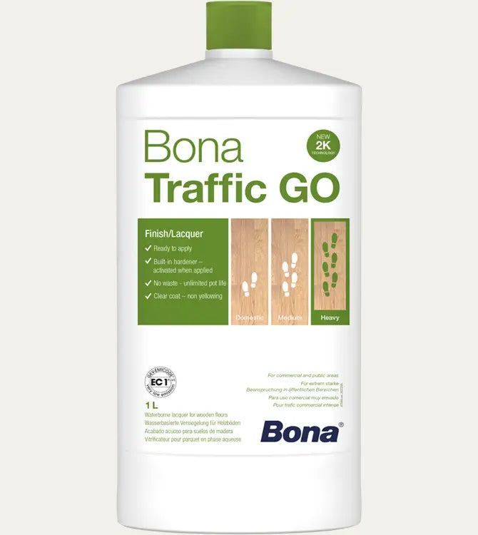 Lac pentru parchet Bona Traffic GO Mat 1L