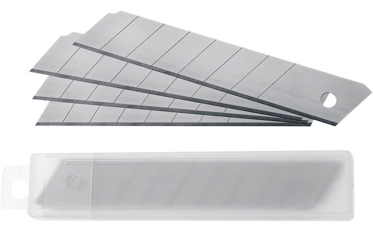 Set 10 rezerve de lame pentru cutter 18 mm