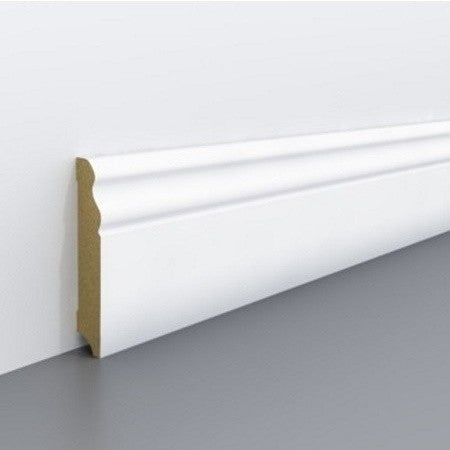 Plintă parchet Egger Hamburg din MDF 100 mm, albă