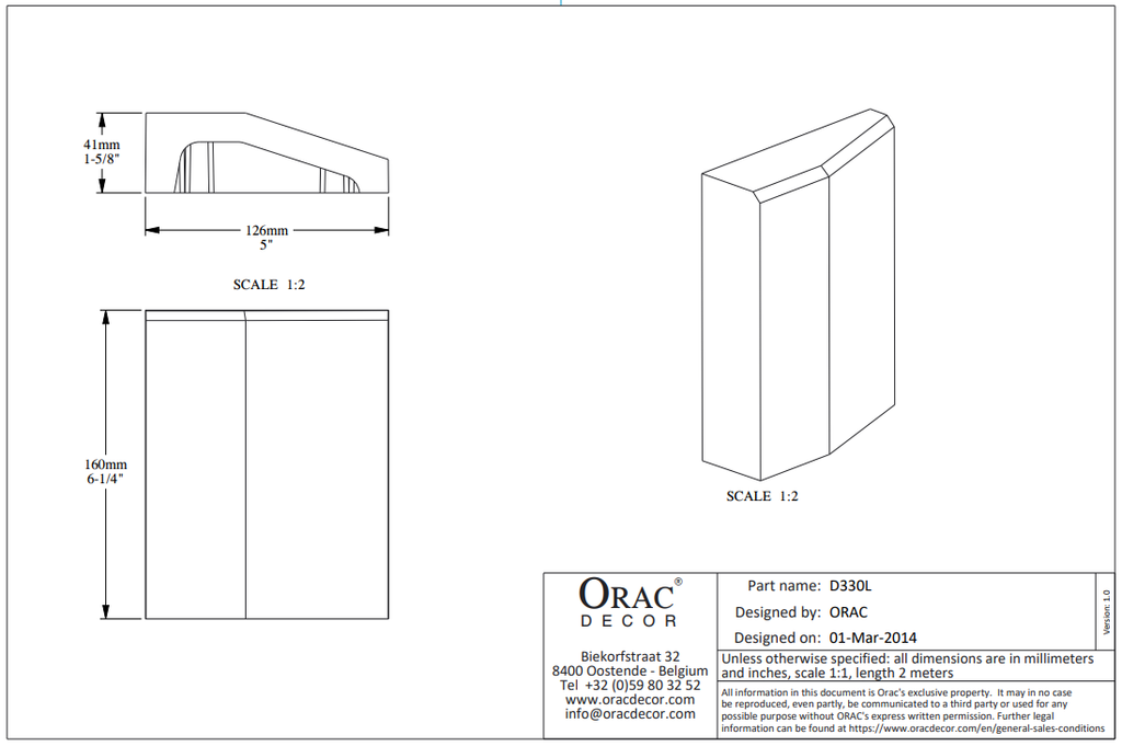 Element decorativ Orac D330