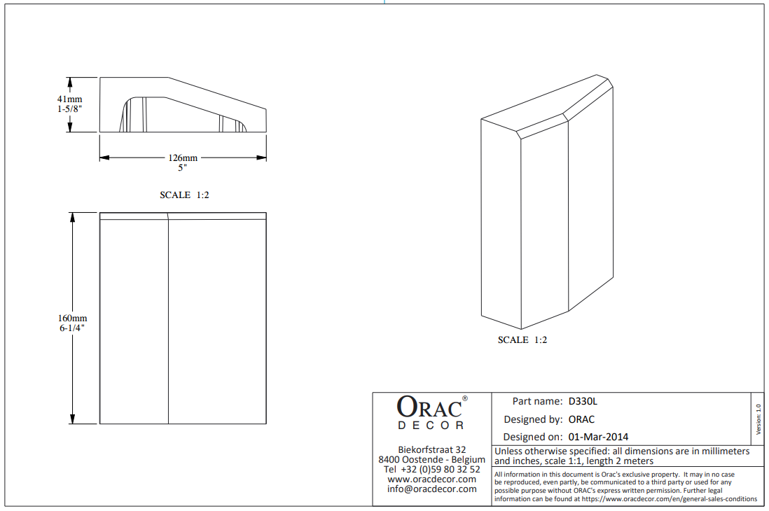 Element decorativ Orac D330