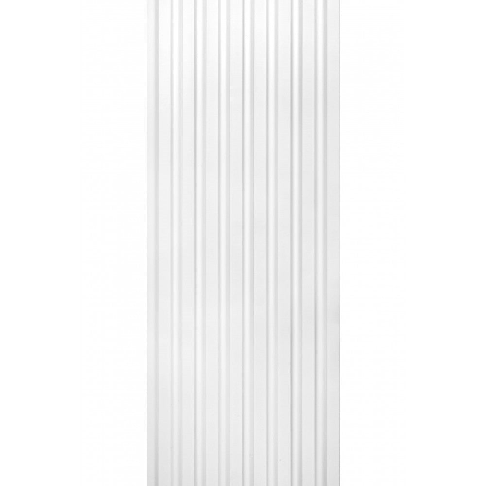 Riflaj decorativ 3D Mardom Decor Largo Alb Satinat 270 x 11 x 2 cm