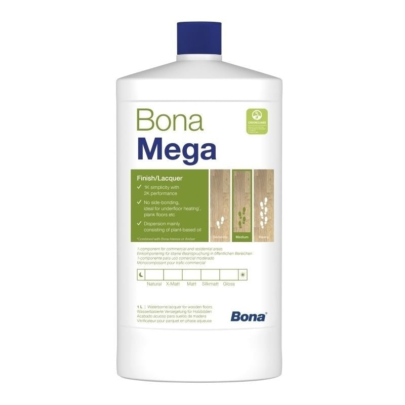 Lac pentru parchet Bona Mega Lucios 1L